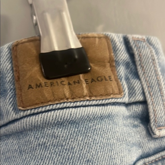 American Eagle Outfitters Blue Boyfriend Jeans Distressed Relaxed Fit - Picture 7 of 12